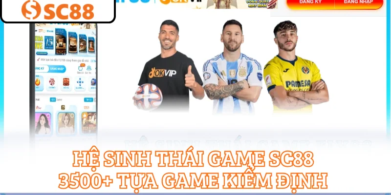 SC88 tích hợp hệ sinh thái 3.500+ tựa game từ 40+ nhà cung cấp quốc tế — toàn bộ kiểm định độc lập bởi BMM Testlabs, RTP công bố minh bạch trước khi người chơi tham gia.